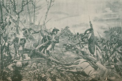 Slaget ved Jemmapes, nær Mons, Belgien, 6. november 1792, 1896 af Unbekannt