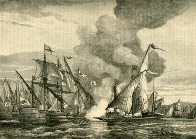 Slaget ved Lepanto, 1571, 1890. af Unbekannt