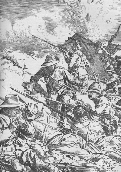 Slaget ved Spion Kop, Boer War, Sydafrika, 1900 1906 af Unbekannt