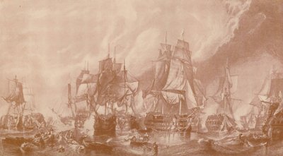 Slaget ved Trafalgar, 1805, 1896. af Unbekannt