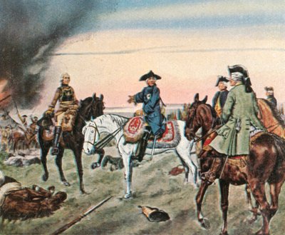 Slaget ved Zorndorf, 25. august 1758, 1936. af Unbekannt