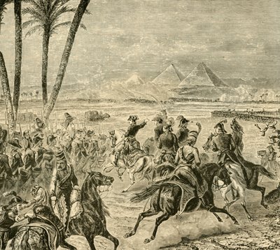 Slaget ved pyramiderne, 1798, 1890. af Unbekannt