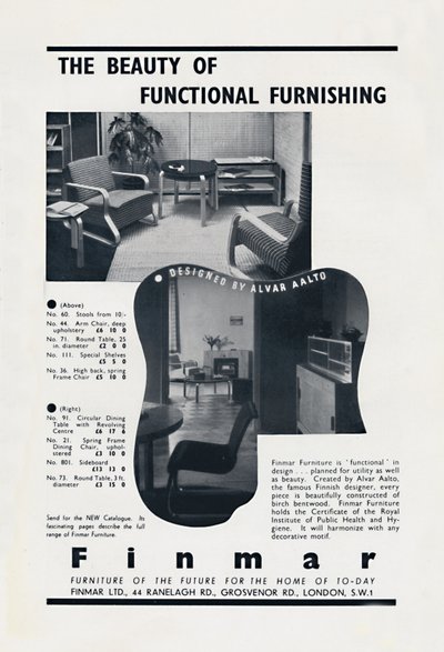 Skønheden ved funktionel indretning - Finmar, 1939 af Unbekannt
