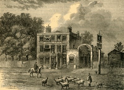 Klokken i Edmonton, c1876. af Unbekannt