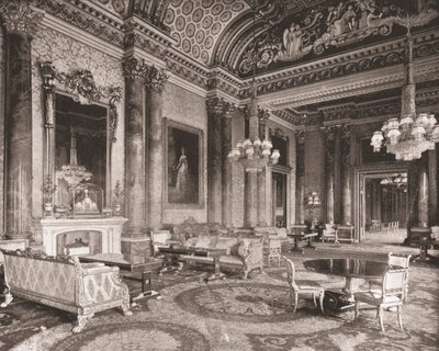 The Blue Drawing Room, Buckingham Palace, London, 1894. af Unbekannt
