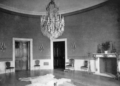 Det blå rum i Det Hvide Hus, Washington DC, USA, 1908 af Unbekannt