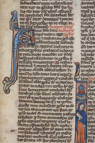 Zakarias Bog (blæk på vellum) af Unbekannt