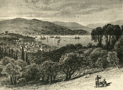 Bosporus, fra Therapia, 1890. af Unbekannt
