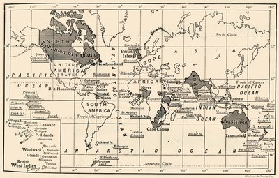 Det britiske imperium, 1897 af Unbekannt