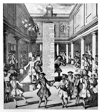 The Bubblers Bubble eller The Devil Take the Bagerste, 1720 af Unbekannt