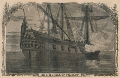 Begravelsen fredag, c1870 af Unbekannt