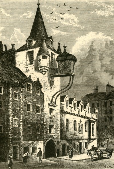 The Canongate Tolbooth, Edinburgh, 1890. af Unbekannt