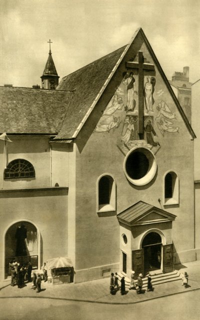 Kapucinerkirken, Wien, Østrig, c1935. af Unbekannt
