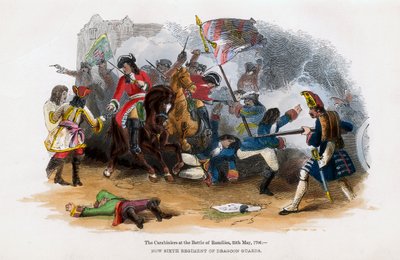 Karabinerne ved slaget ved Ramillies, 23. maj 1706 af Unbekannt