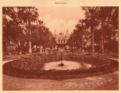 Kasinoet, Monte Carlo, 1930. af Unbekannt