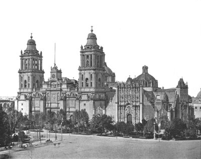 Katedralen, Mexico City, Mexico, c1900. af Unbekannt