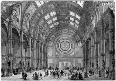 The Central Hall, Alexandra Palace, London, 1875 af Unbekannt
