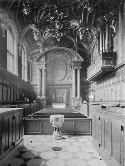 Kapellet, Hampton Court Palace, 1903 af Unbekannt
