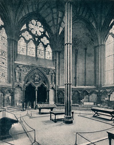 Kapitelhuset, Westminster, 1902 af Unbekannt