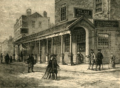 The Chelsea Bun-House, 1810, c1876. af Unbekannt