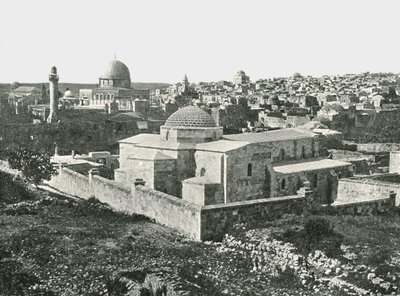 The Church of St Anne, Jerusalem, Palæstina, 1895. af Unbekannt