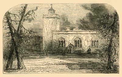 Peterskirken på Tower Green, c1872. af Unbekannt
