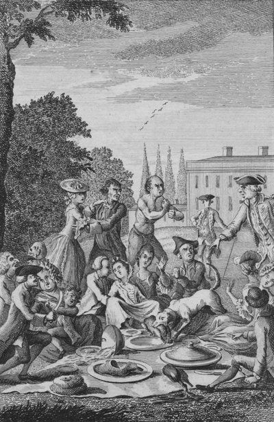 The Citizens Fete Champetre, c1770. af Unbekannt