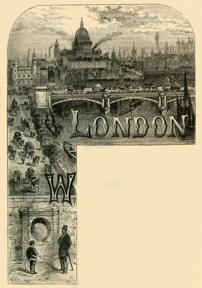 The City of London, c1872. af Unbekannt