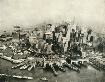 City of New York set fra luften, 1936. af Unbekannt