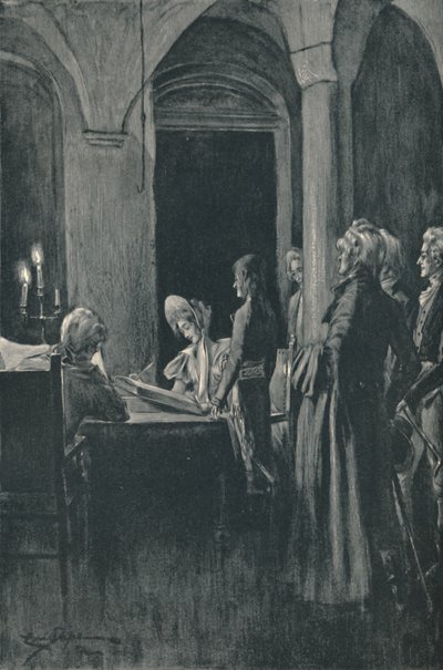 Napoleons og Josephines borgerlige ægteskab, 9. marts 1796, 1896. af Unbekannt