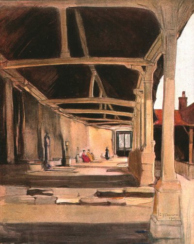 The Cloisters, Montevilliers, c1900. af Unbekannt