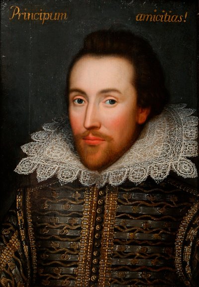 Cobbe-portrættet af William Shakespeare 1564-1616, c1610. af Unbekannt