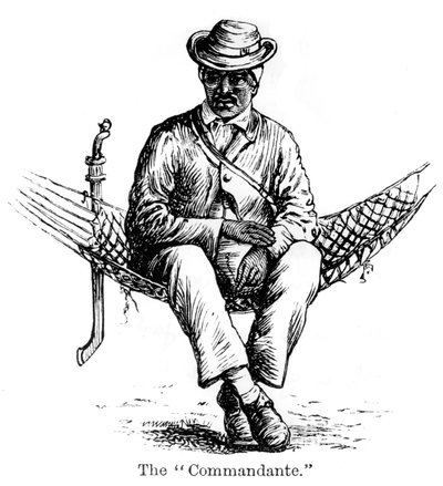 Der Kommandant, Santo Domingo, 1873 von Unbekannt