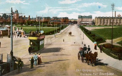 The Common fra Clarence Pier, Southsea, Hampshire, c1904 af Unbekannt