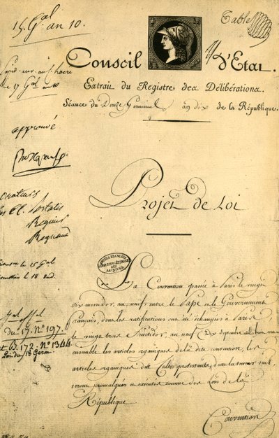 The Concordat and Organic Articles, 5. april 1802, 1921. af Unbekannt