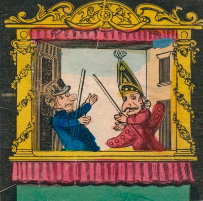 The Constable and Punch, slutningen af det 18.-begyndelsen af det 19. århundrede af Unbekannt