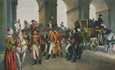 Konsulerne tager Tuilerierne i besiddelse, 10. august 1792, 1896. af Unbekannt