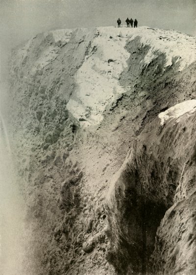 Erebus-krateret, 900 fod dybt og en halv mil bredt, 1908, 1909. af Unbekannt