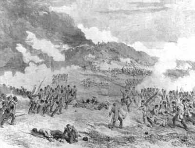Krimkrigen, 1854-56: Indtagelsen af Sebastopol: Storming af Redan, 8. september 1855, 1901. af Unbekannt