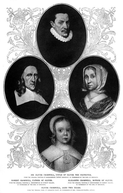 Cromwell-familien, 1899 af Unbekannt