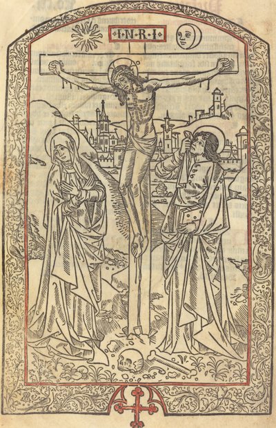 Korsfæstelsen, ca. 1485. af Unbekannt