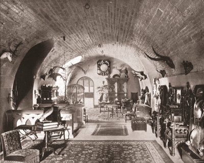 Krypten, Glamis Castle, Forfar, Skotland, 1894. af Unbekannt