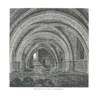 The Crypt of St. Johns, 1878 af Unbekannt