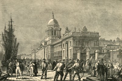The Custom House, Dublin, 1898. af Unbekannt