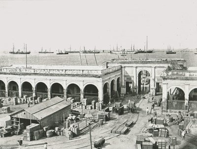 The Custom House, Veracruz, Mexico, 1895. af Unbekannt