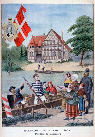 Den danske pavillon på Verdensudstillingen 1900, Paris, 1900 af Unbekannt