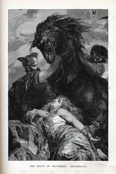 Brunhildes død, Brunehaut, 1882 af Unbekannt