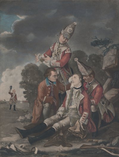 General Wolfes død i Quebec september 1759, 10 oktober 1779. af Unbekannt