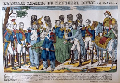 Marshal Durocs død, 22. maj 1813, 1800-tallet af Unbekannt