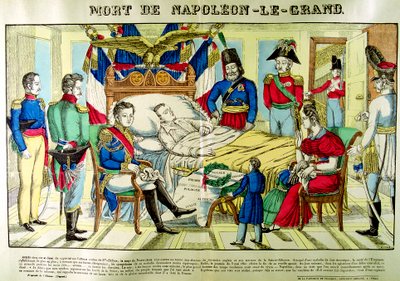 Napoleon den Stores død, 5. maj 1821, 1825 af Unbekannt